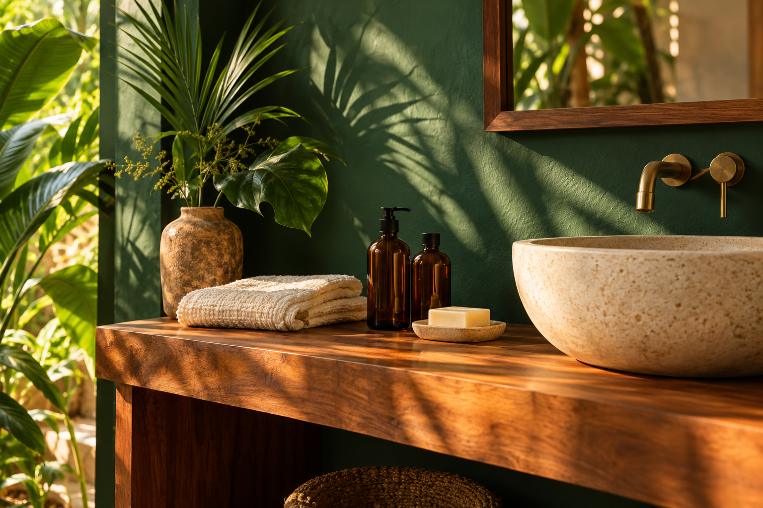 Brazilian-inspired editorial setting