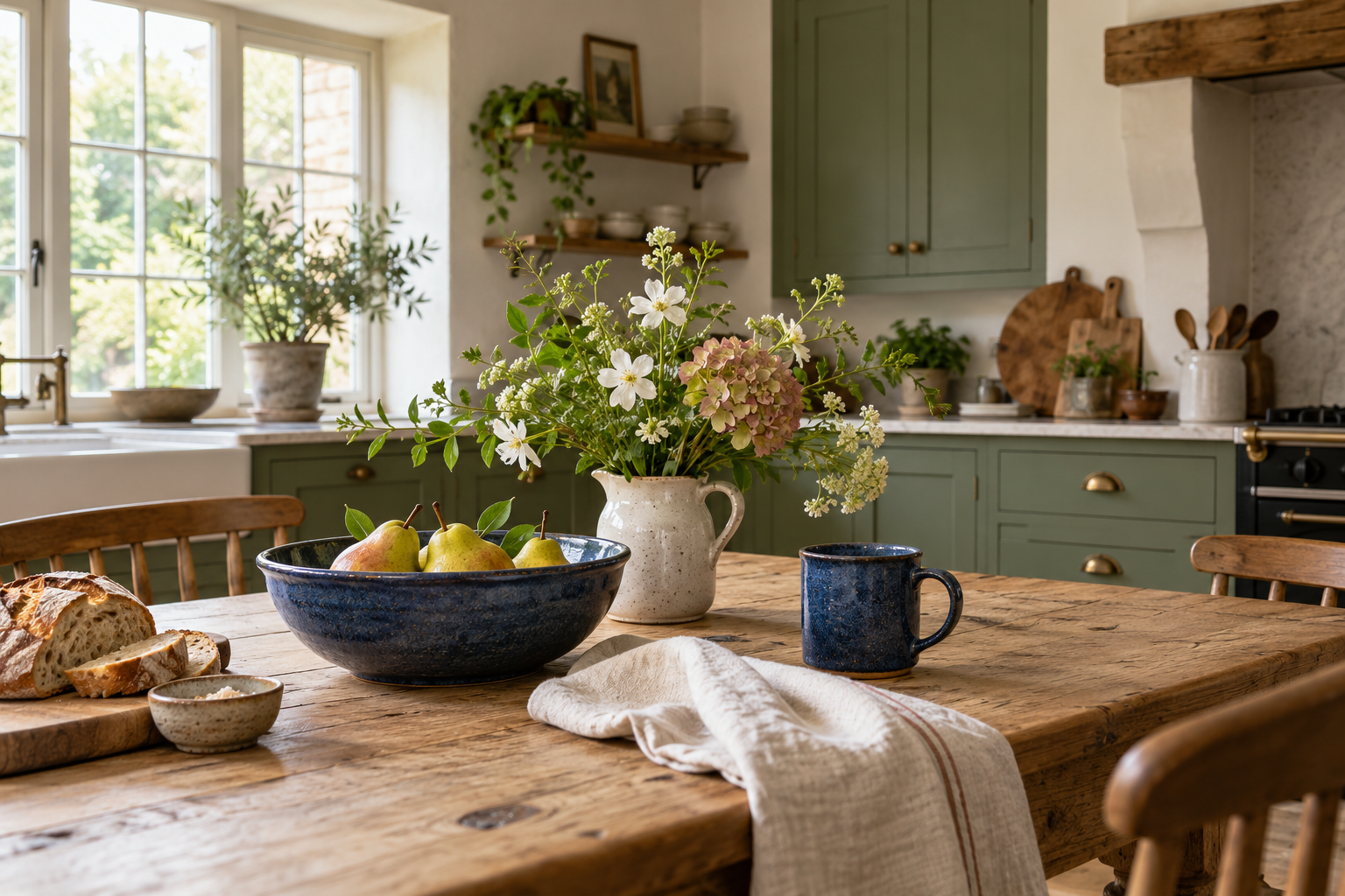 British-inspired editorial setting
