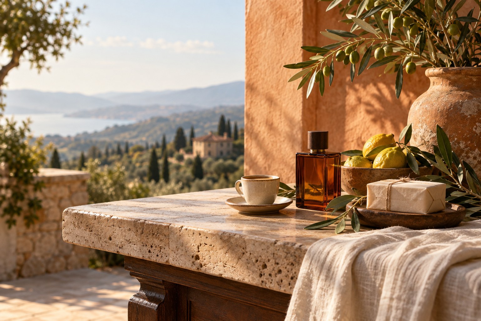 Italian-inspired editorial setting